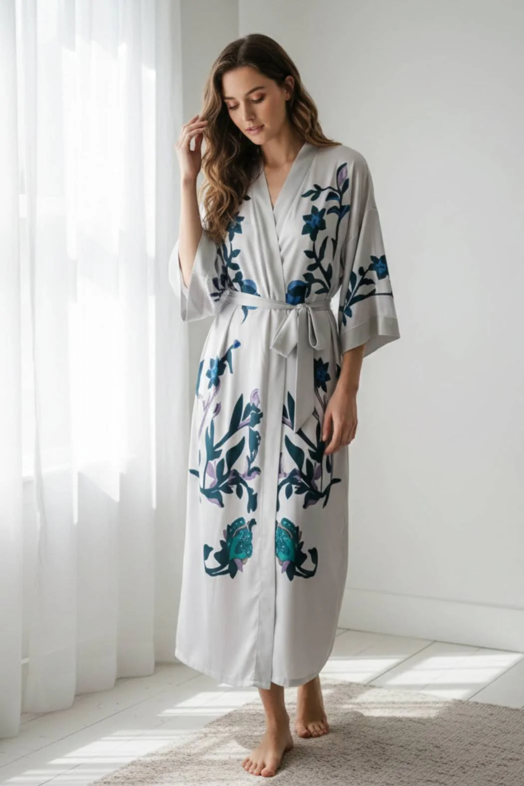Kimono Blanc | Pureté Et Élégance Délicate – Image 4