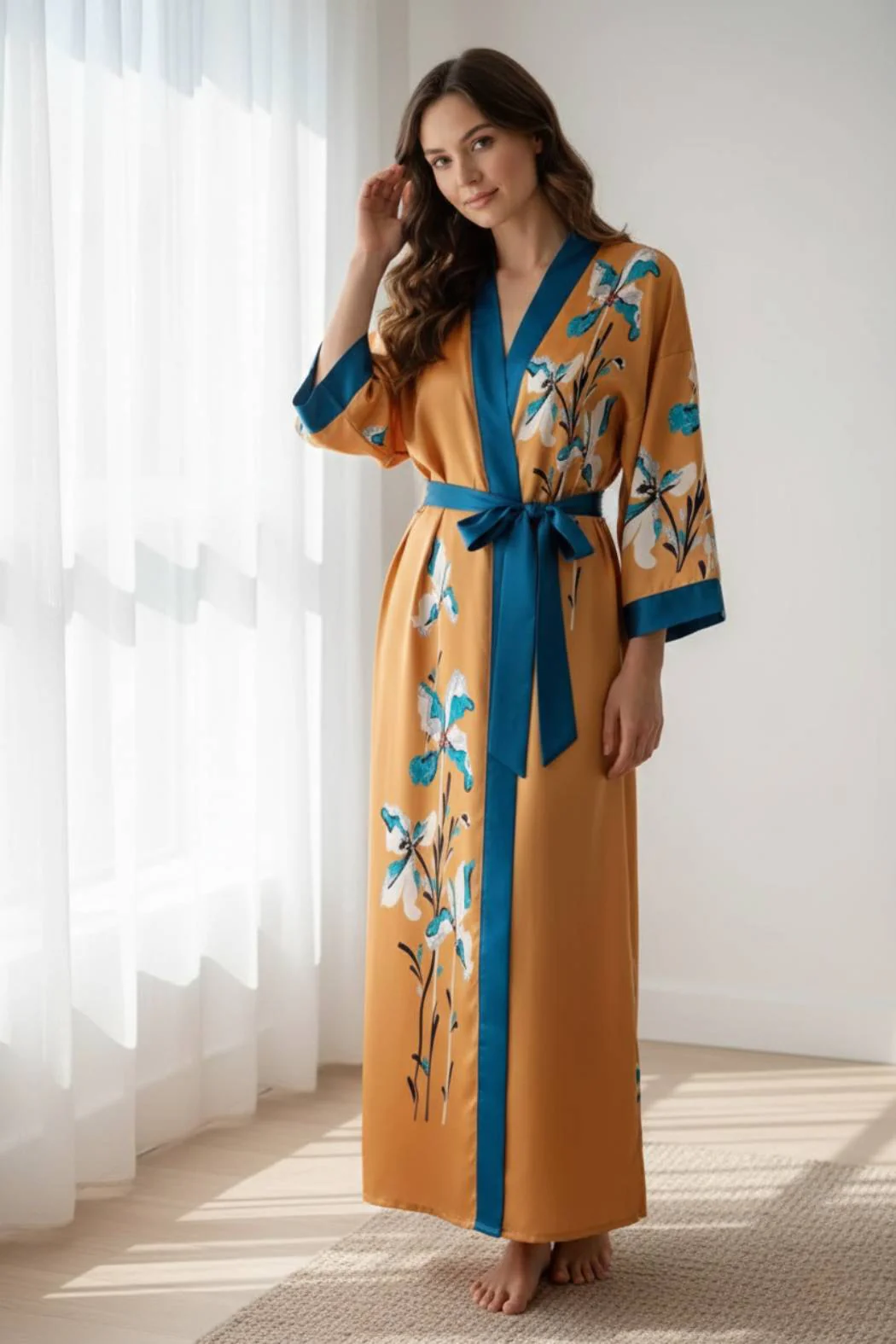 Kimono Jaune | Éclat Solaire Et Élégance – Image 4