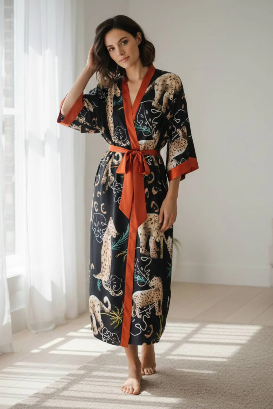 Kimono Femme | Look Félin Audacieux – Image 5