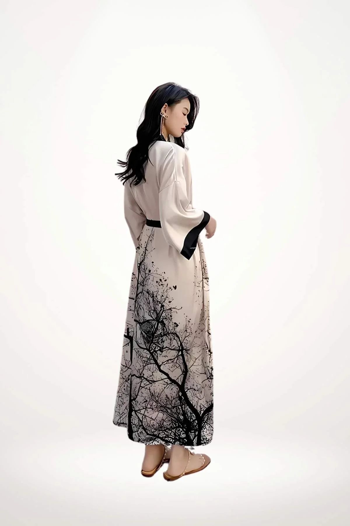 Kimono Long | Satin Luxueux Et Élégant – Image 2